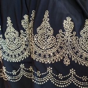 short black dress with beading